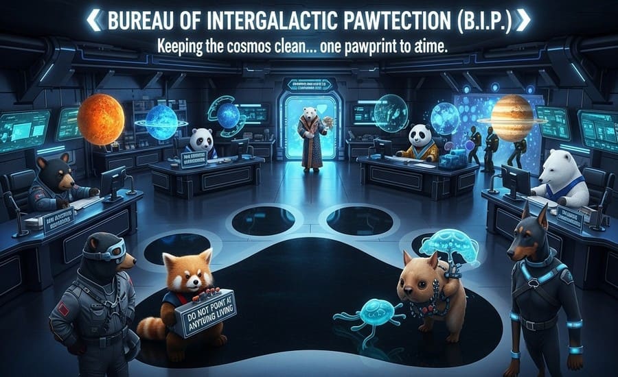 Bureau of Intergalactic Pawtection (B.I.P.)