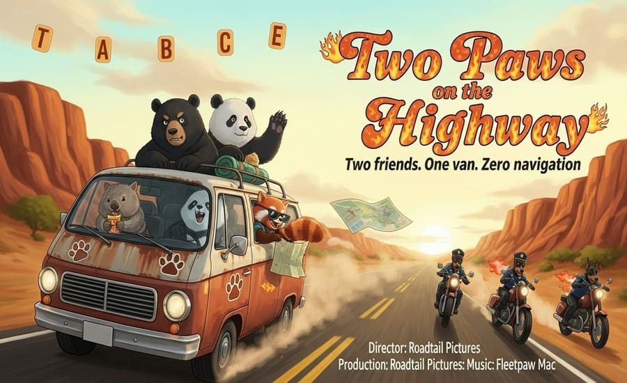 Two Paws on the Highway
