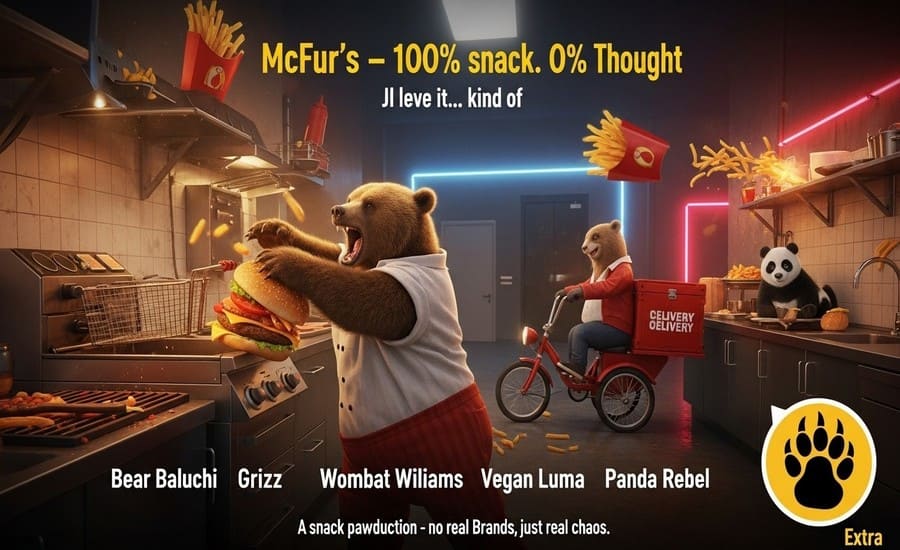 McFur’s – 100 % Snack, 0 % Thought